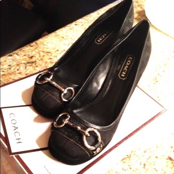 Authentic Coach wedges - Picture 1 of 4